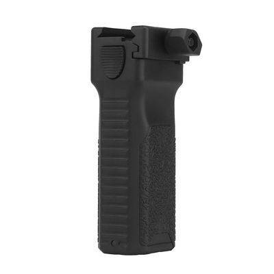Long Vertical Foregrip With Bipod - Black