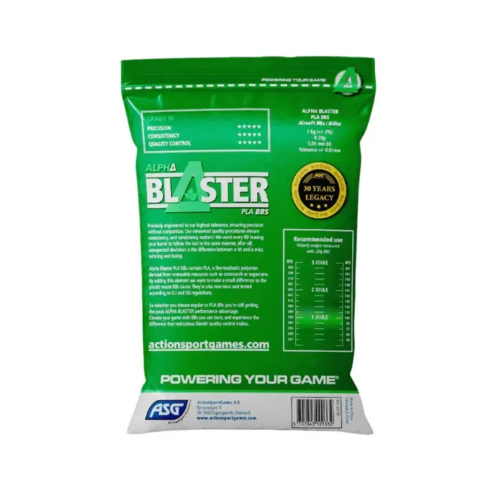 ASG Alpha Blaster Bio 0.20g BB - 1kg - 5000 BBs