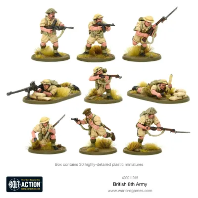 British 8th Army Platoon