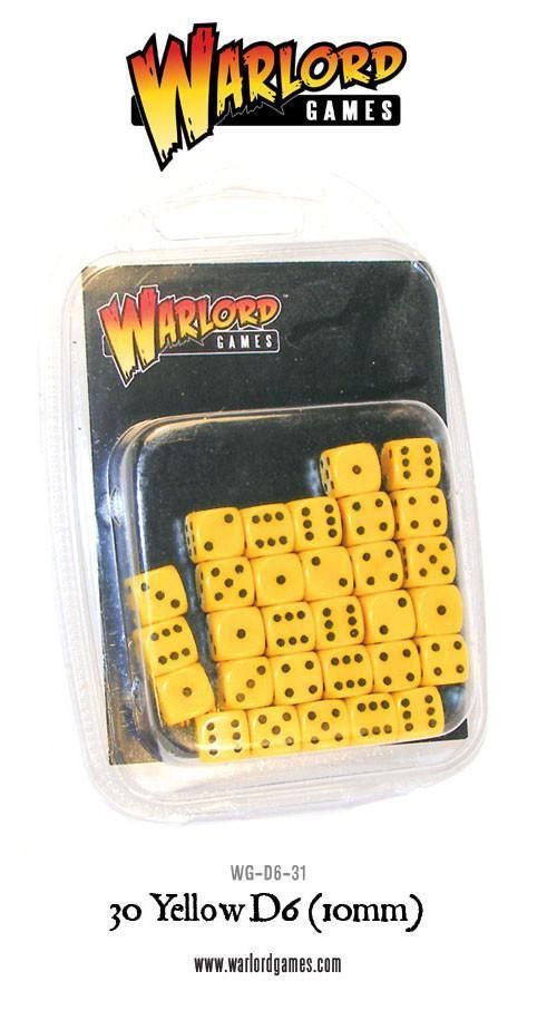 30 Yellow D6 Dice(10mm) 30 Yellow D6 Dice(10mm)