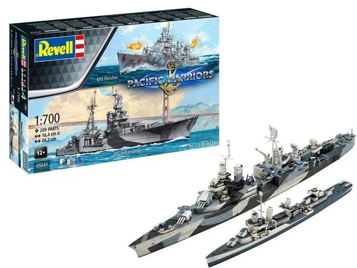 Pacific Warriors (USS Fletcher & USS Indianapolis) 1:700 05644 Pacific Warriors (USS Fletcher & USS Indianapolis) 1:700 05644
