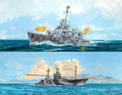 Pacific Warriors (USS Fletcher & USS Indianapolis)   1:700   05644