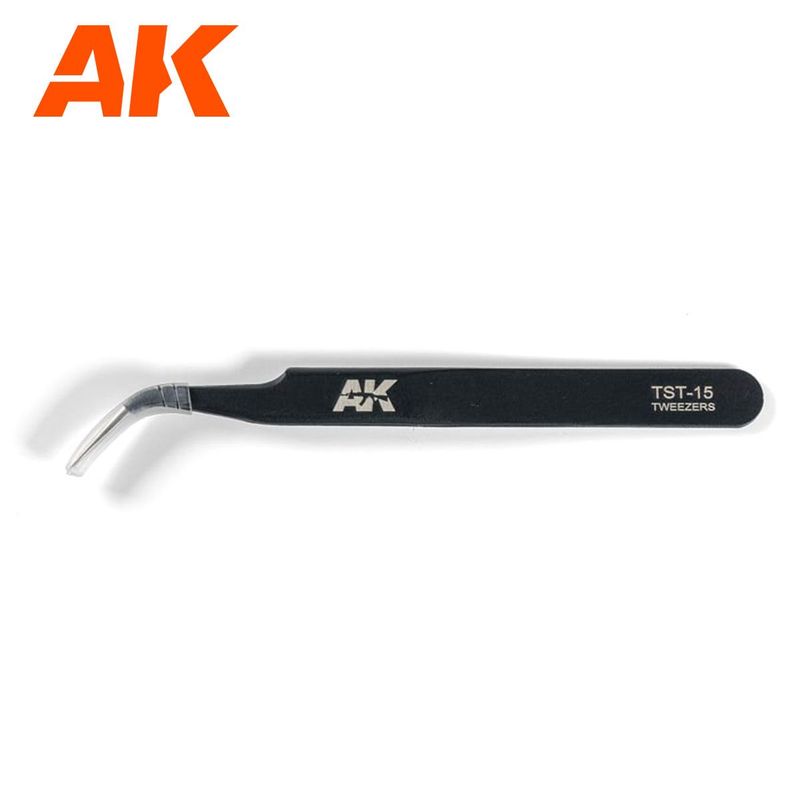 Precise Curved Tweezers AK9007