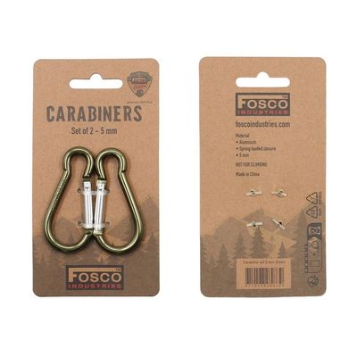 Carabiner Pair Green