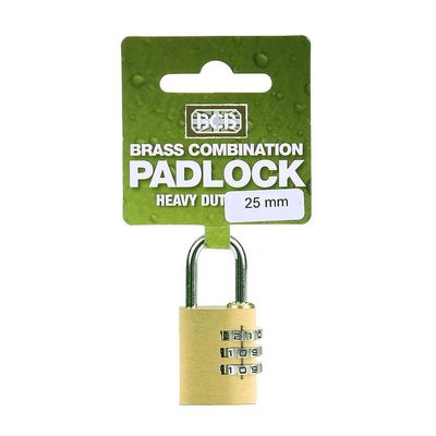 Combination padlock 25mm CJ560