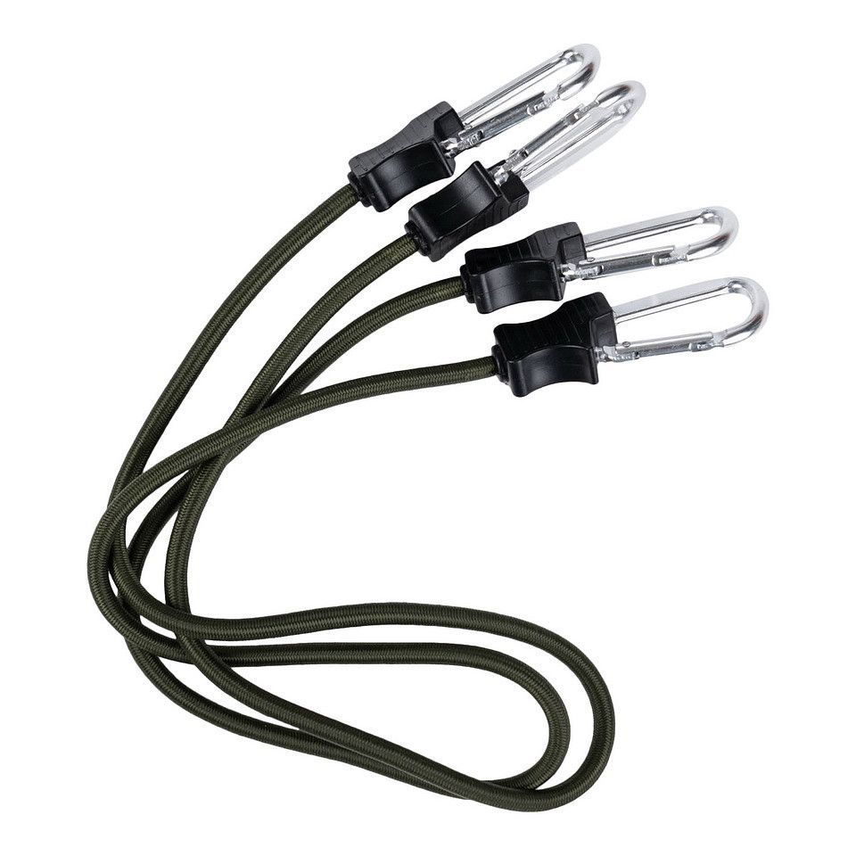 Carabiner Bungee Cords 24 inch Olive Carabiner Bungee Cords 24 inch Olive