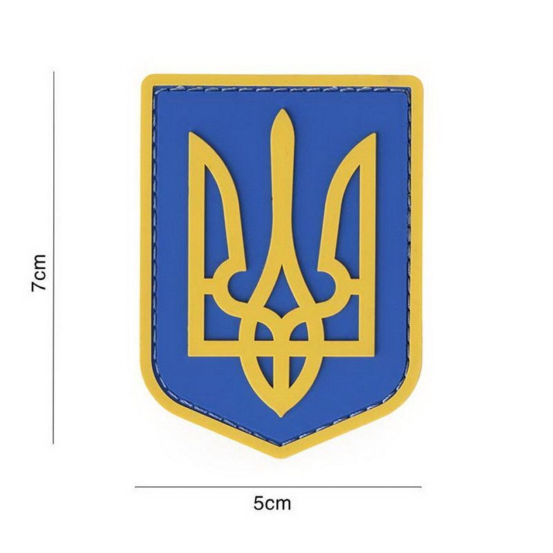 Ukraine Trident Flag Patch Ukraine Trident Flag Patch