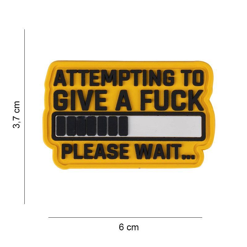 Attempting To Give A Fuck Patch Attempting To Give A Fuck Patch