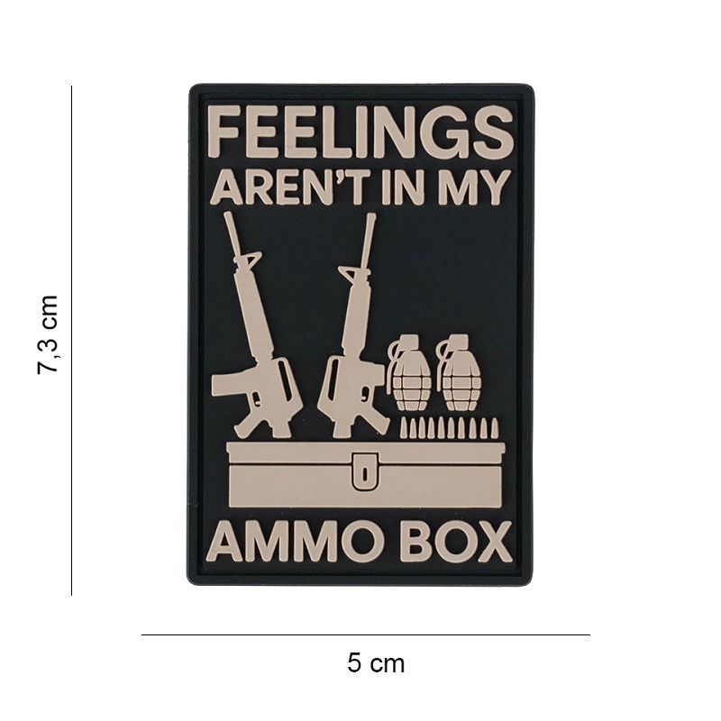 Feelings Aren't In my Ammo Box Patch Feelings Aren't In my Ammo Box Patch