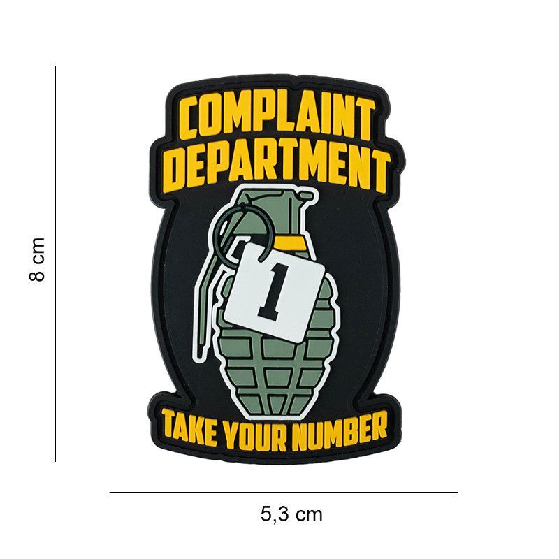 Complaint Department Patch Complaint Department Patch