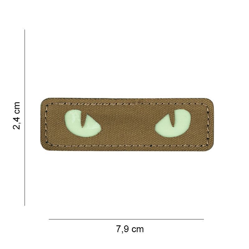 Laser Cut Cat Eyes Coyote Patch Laser Cut Cat Eyes Coyote Patch