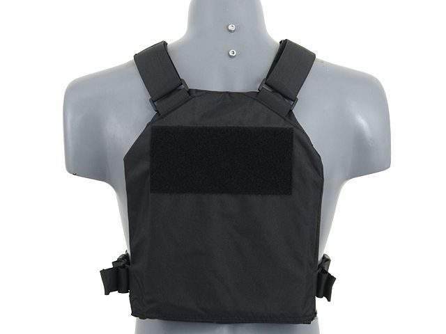 Simple Plate Carrier Tactical Vest - Black