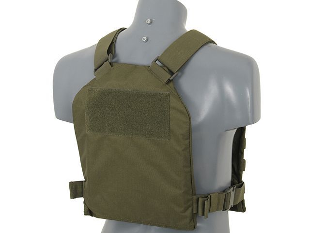 Simple Plate Carrier Tactical Vest - Olive