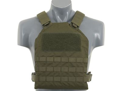 Simple Plate Carrier Tactical Vest - Olive Simple Plate Carrier Tactical Vest - Olive