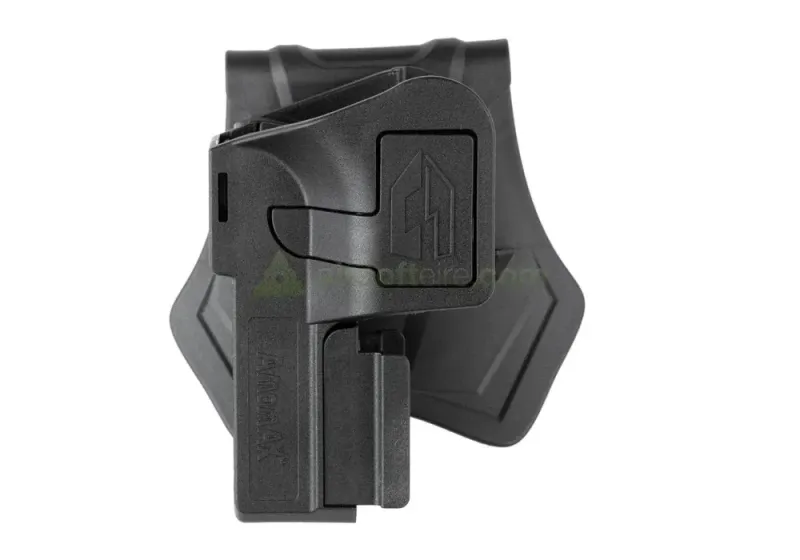 Amomax  Universal Holster for Rail Pistols - Black