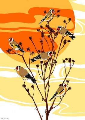 Goldfinches Print