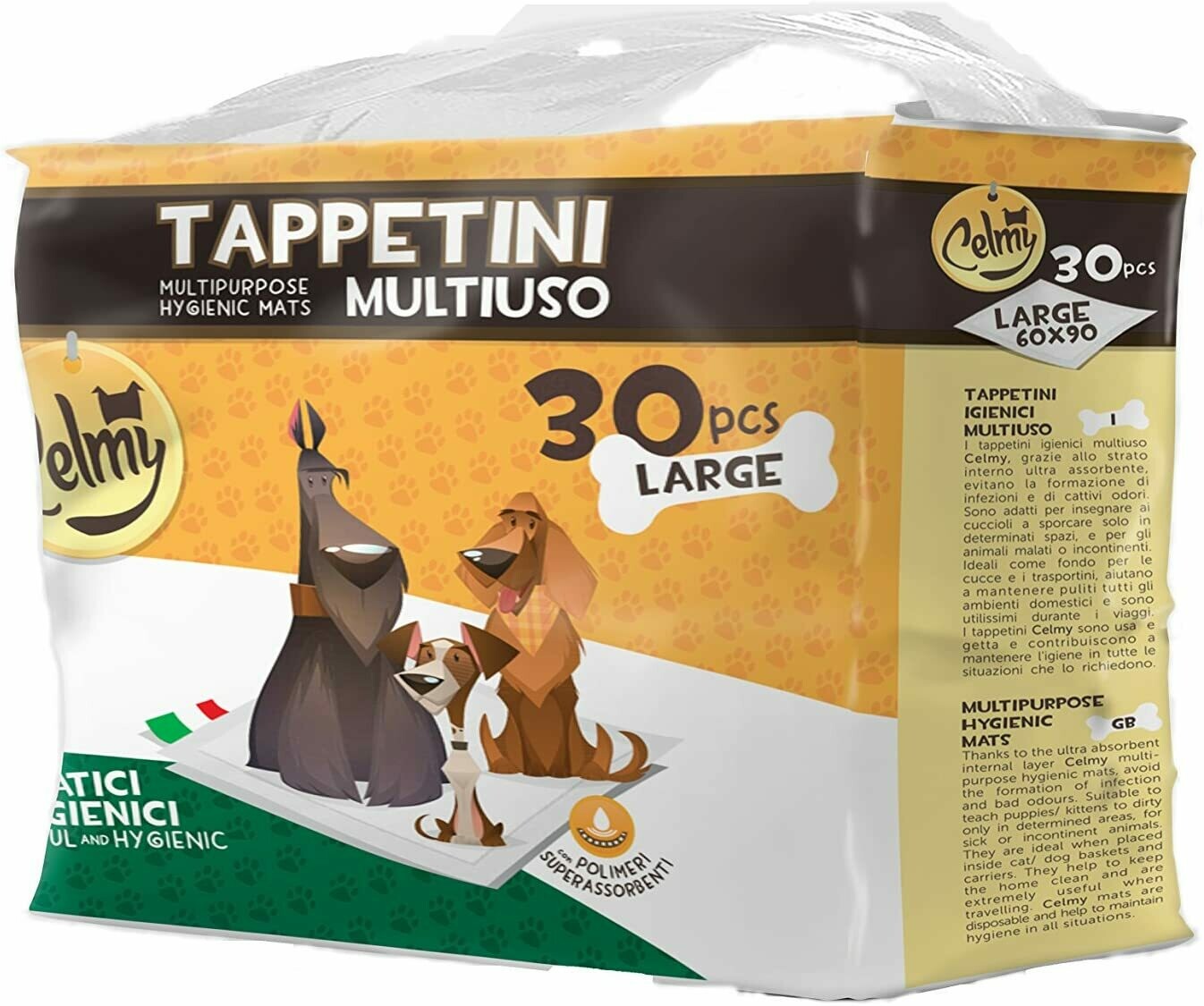 Ferribiella - Tappetini Igienici Cane Premium 60x90cm 30pz