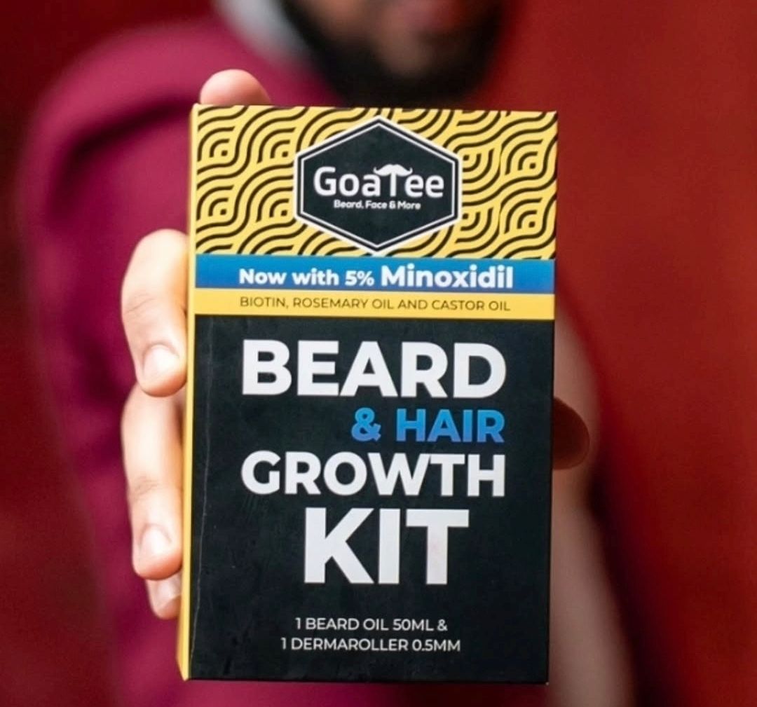 Beard and Hair growth kit(with minoxidil)