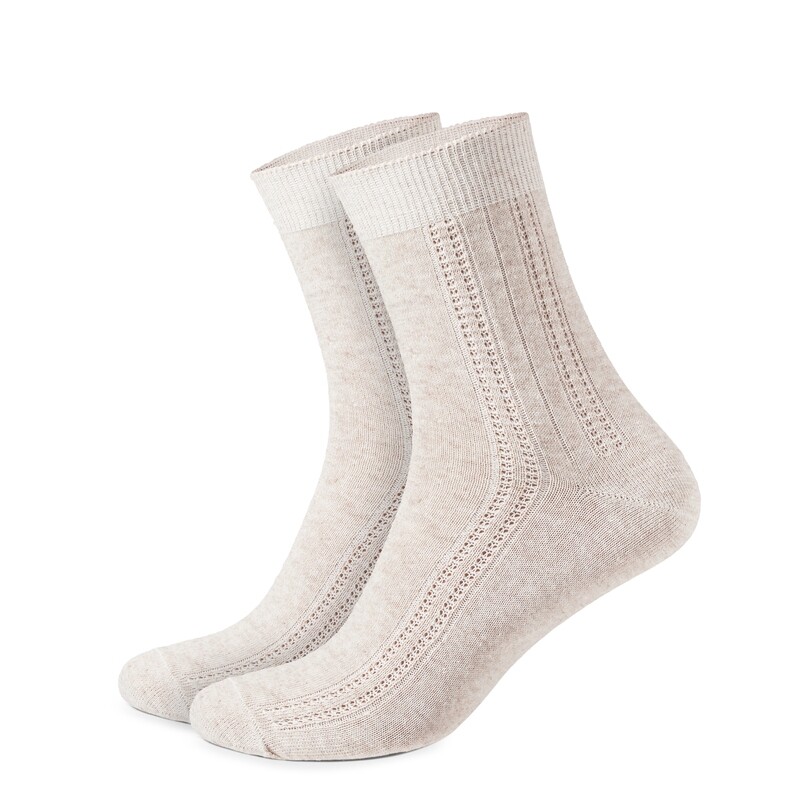 EliteLoom™ Men&#39;s Thin Breathable Solid-Knit Flax Linen Socks