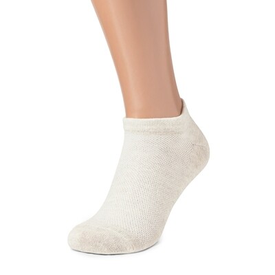 AgileLinen™ Unisex Sporty Short Mesh-Knitted Breathable Linen Socks: Your Eco-Conscious Athletic Choice