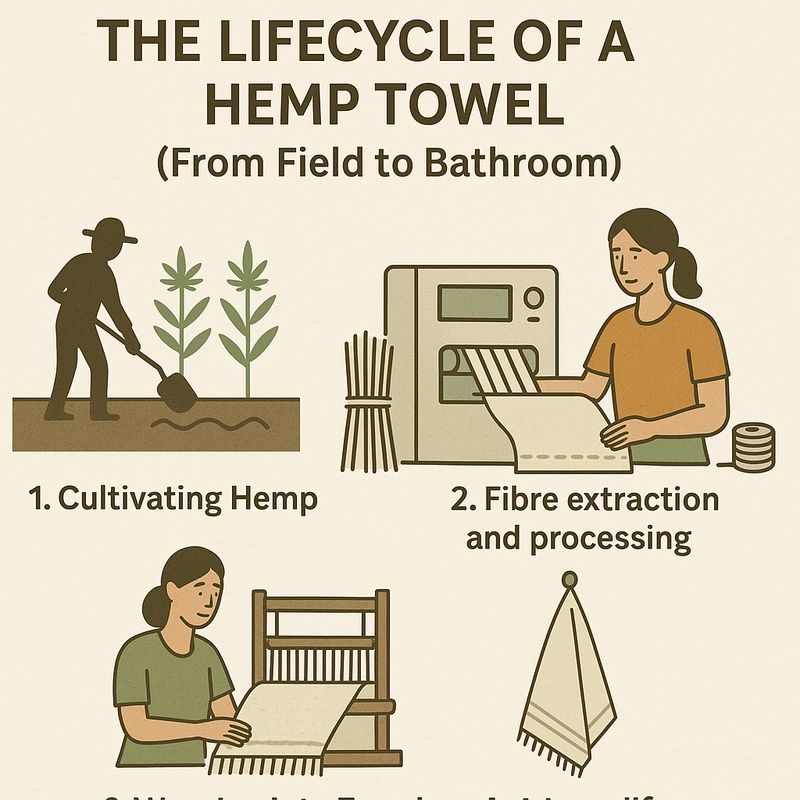 The Lifecycle of a Hemp Towel (From Field to Bathroom)