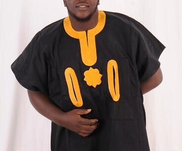 Men&#39;s Traditional Dansiki Wear - Black