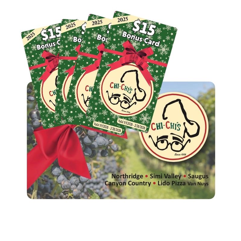 $200 Gift Card (includes 4 $15 Bonus Cards)