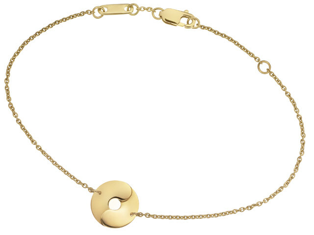18K Y/G DOUBLE SENS 11MM BRACELET