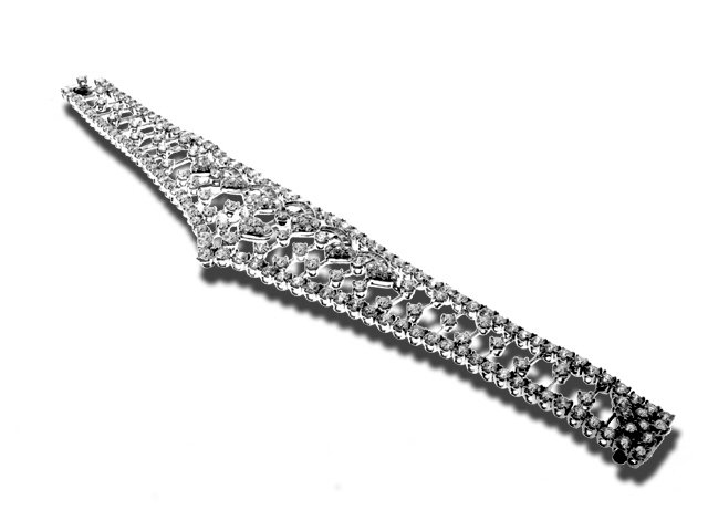 18K White Gold Diamond Bracelet