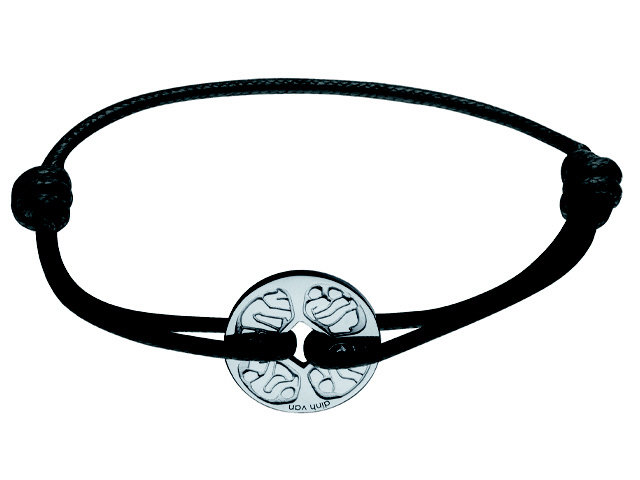 Dinh van KAMASUTRA Cord Bracelet, Silver