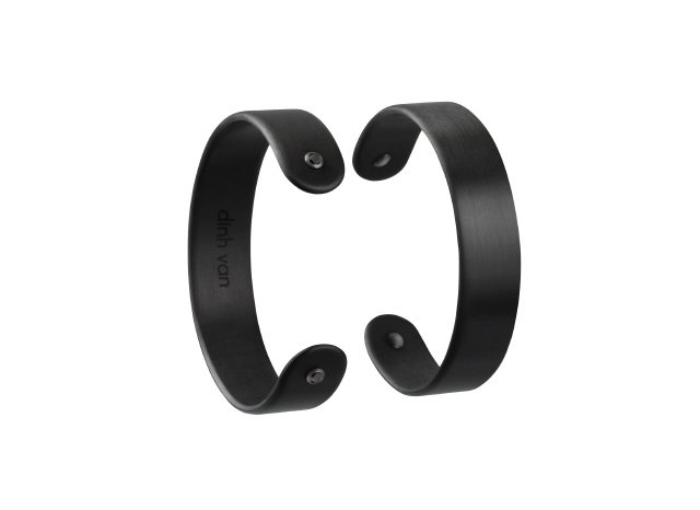 Dinh van PI INDEPENDENT Open Bracelet Carbon