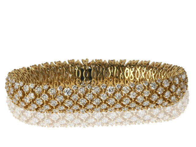 18K Yellow Gold Diamond Bracelet