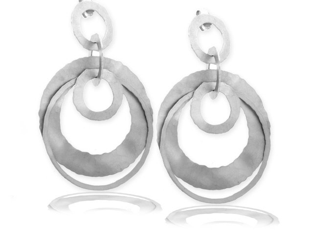 14k w/g Earrings