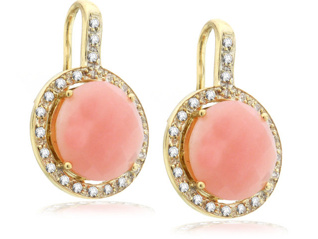 18K Y/G EARRING