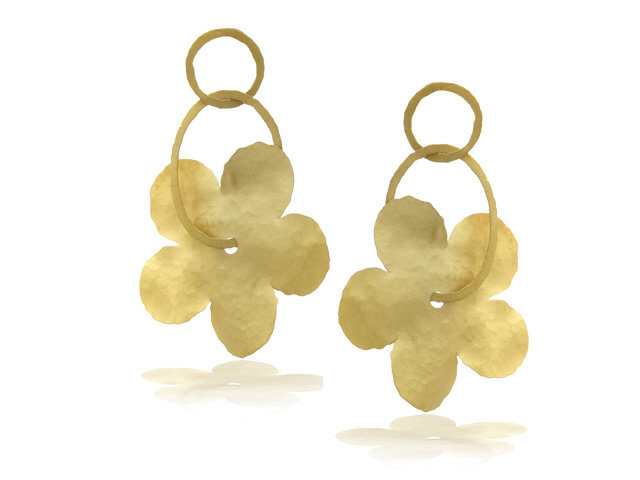 14k y/g earrings