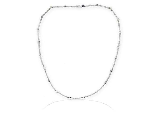 18k w/g Dia 4.27ct Neck