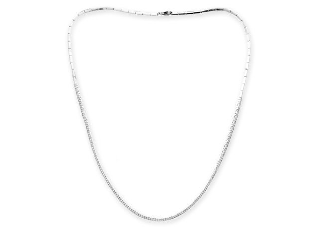 18k w/g Diamond Necklace 1.20ct 16"
