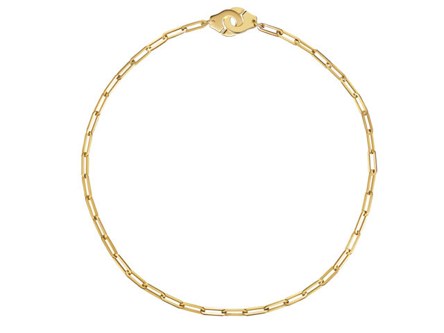 18K Y/G MENOTTES CHAIN