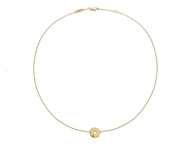 18K Y/G DOUBLE SENS NECKLACE 11MM