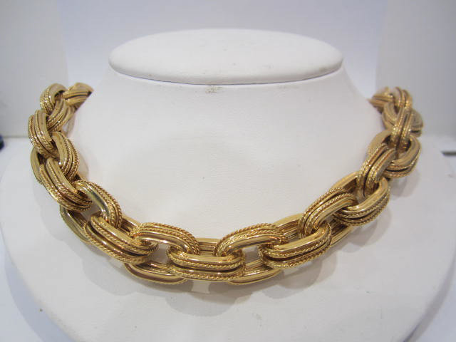 18K Yellow Gold Necklace, 105.2 dwts