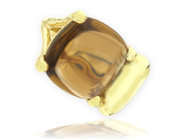 18k y/g Citrine 15.87ct Ring