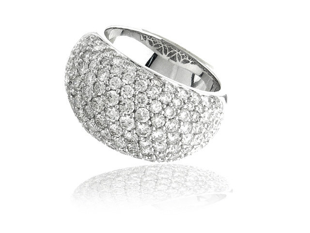 18k w/g Dia 2.91ct Ring