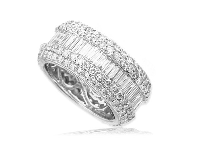 18K W/G DIAMOND RING