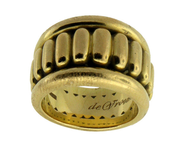 18K Yellow Gold De Vroomen Ring