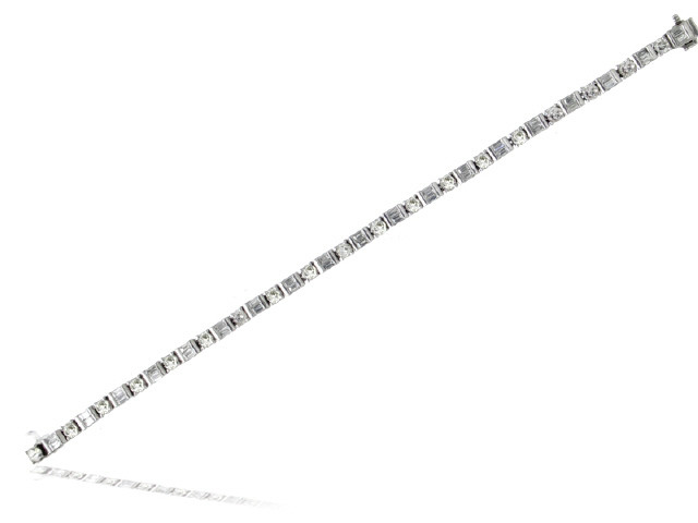 PLATINUM DIA.4.60CT FASHION BRACELET
