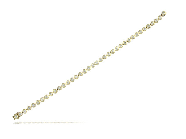 18KY DIA.02.40CT TENNIS BRACELET