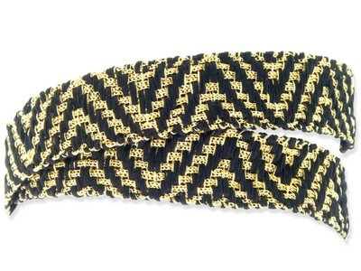 18K Y/G Black wraparound Bracelet