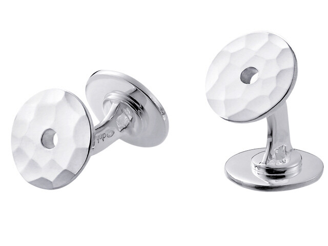Dinh Van Chinese Pi Silver Cufflinks