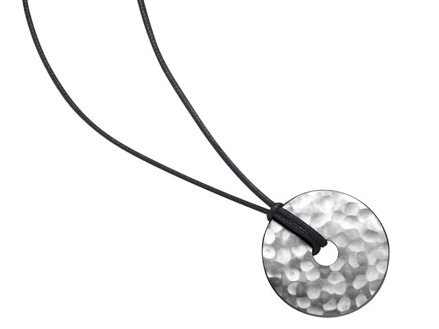 STERLING SILVER DINH VAN CHINESE PI PENDANT 35MM