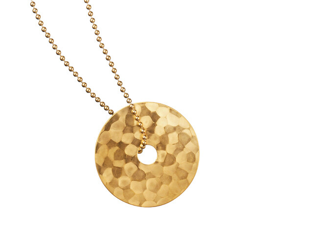 24K Y/G DINH VAN CHINESE PI PENDANT 35MM